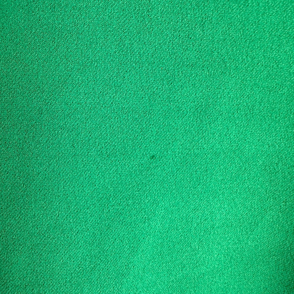 2 Hearts Shift Dress Green Dolman Sleeve Made in USA Medium Office Chic - Picture 9 of 9